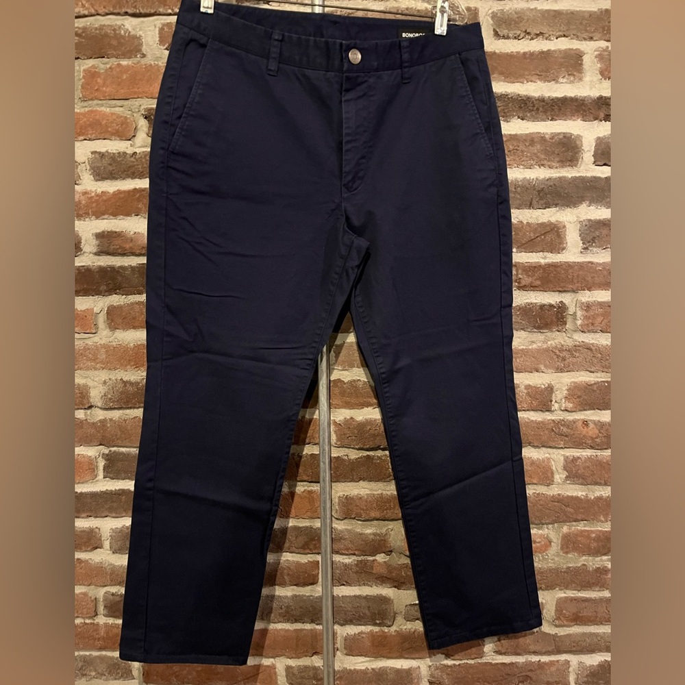 Bonobos Slim Blue Chinos Size 34w - Picture 4 of 14